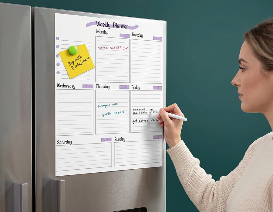 Oval Shape Fridge Magnetic Sticker image
