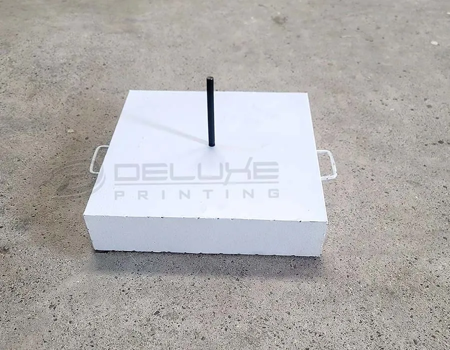 Metal Base with Concrete Filling (50 kgs) Image