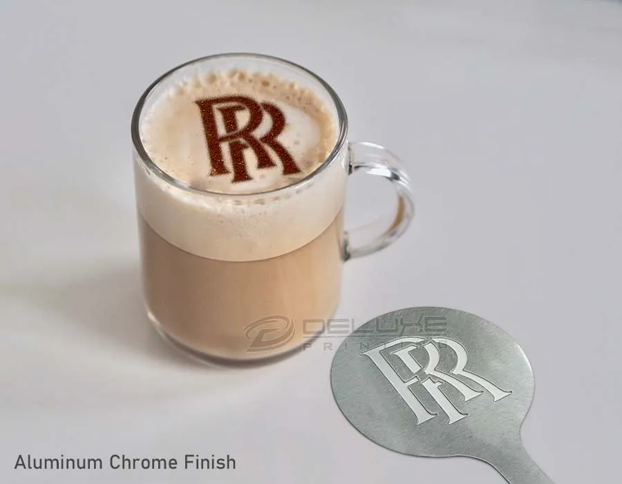 Metal Coffee Stencil Image