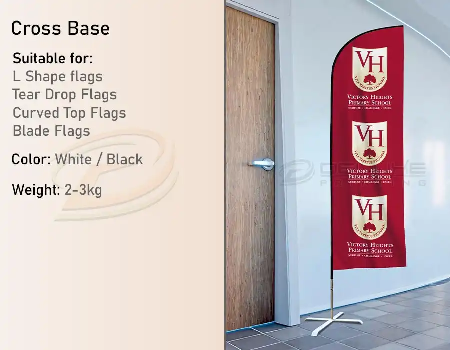 White Cross Base Thumbnail 2 Image