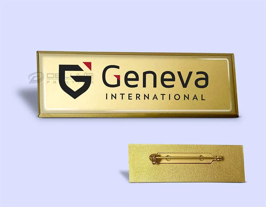 Metal Name Badges Printing Dubai Image