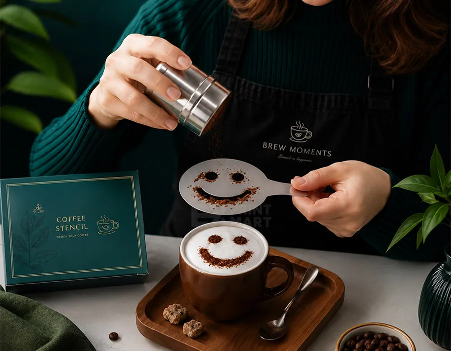 Metal Coffee Stencil thumbnail 2
