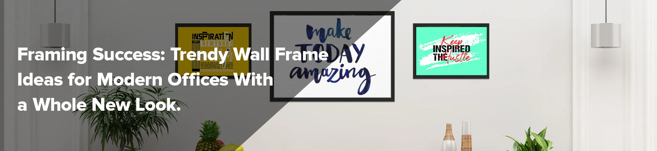 Modern Office Wall Frames Banner Images