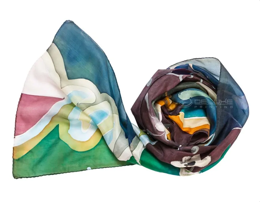 Neck Scarf Crepe Image