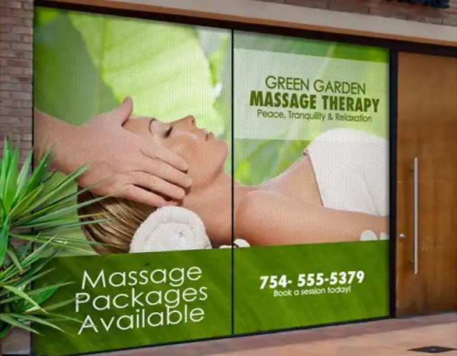 One Way Vision Glass Sticker Image