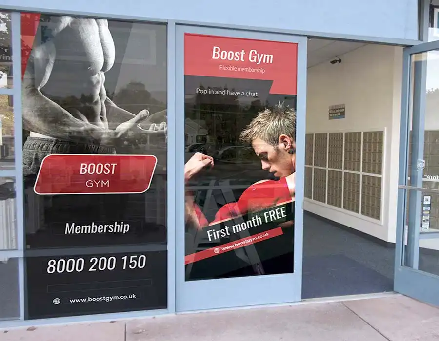 One Way Vision Sticker Old Image