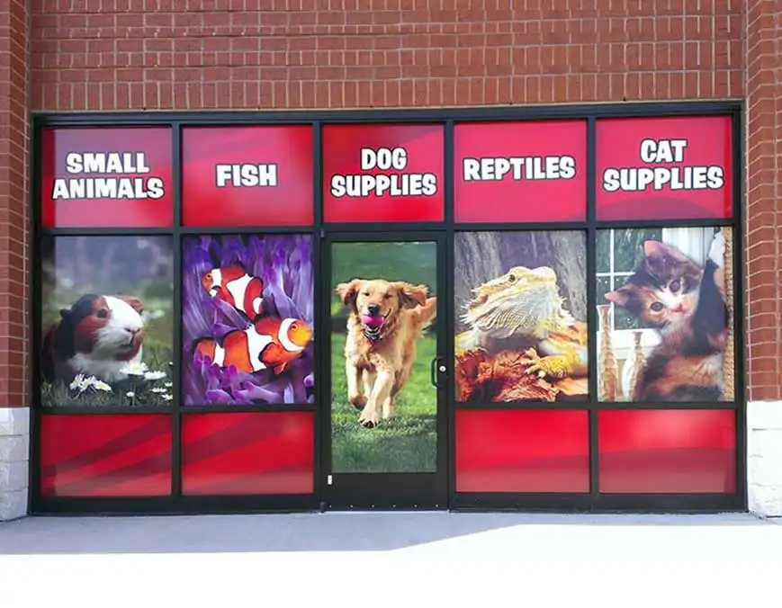 One Way vision Sticker Printing Image