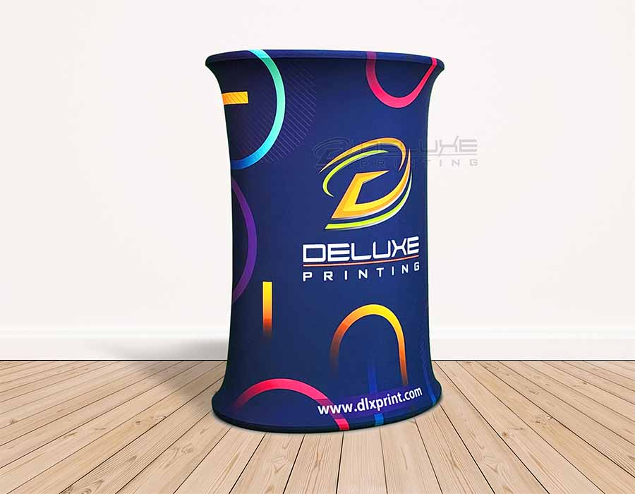 Oval Exhibition Counter Dubai Image