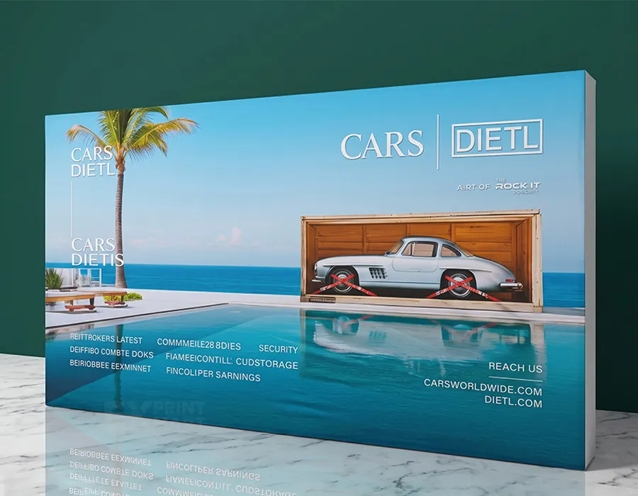Fabric Outdoor Backdrop Half Image