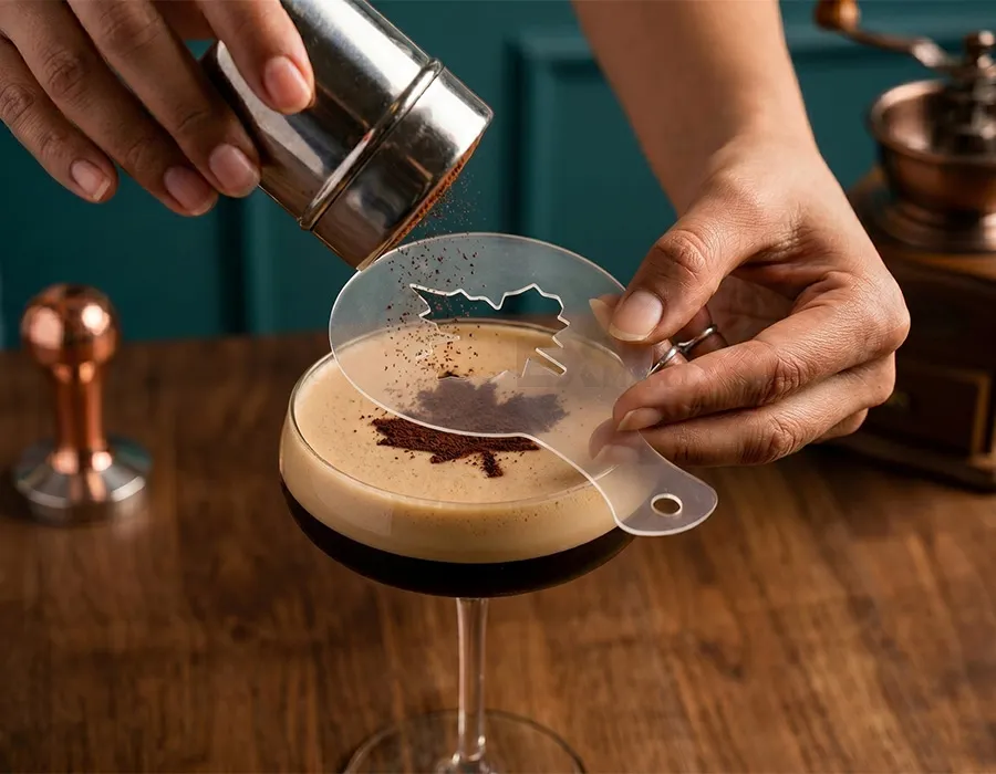 Polycarbonate Coffee Stencil thumbnail 3
