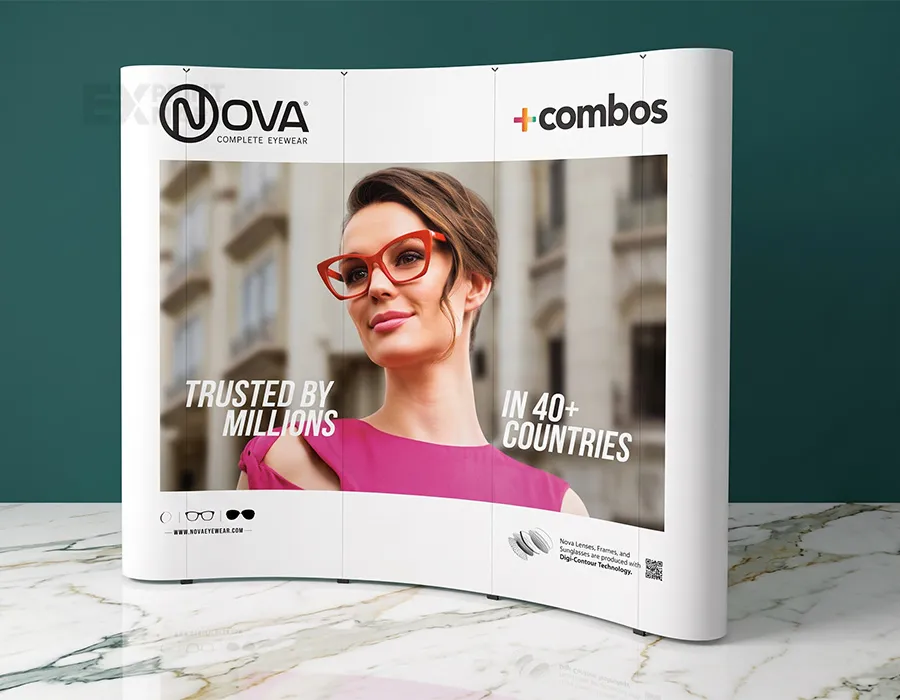 Softcase Curved Popup Banner Forth Image