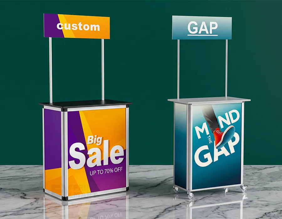 Aluminium Foldable Promotional Table Main Image