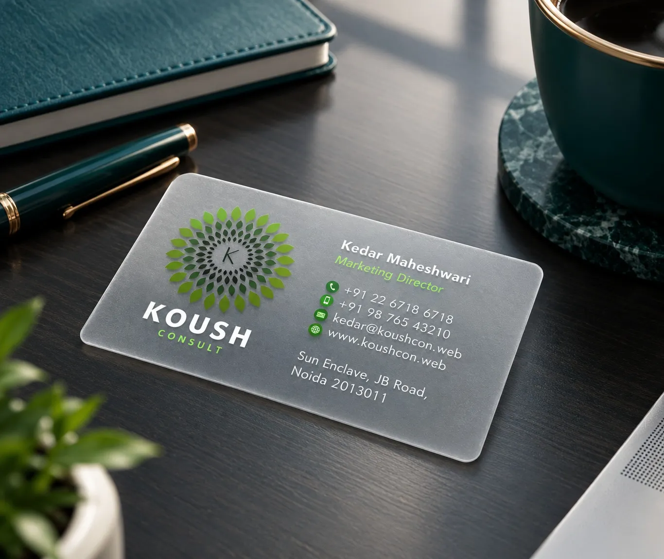 Translucent Business Cards Dubai