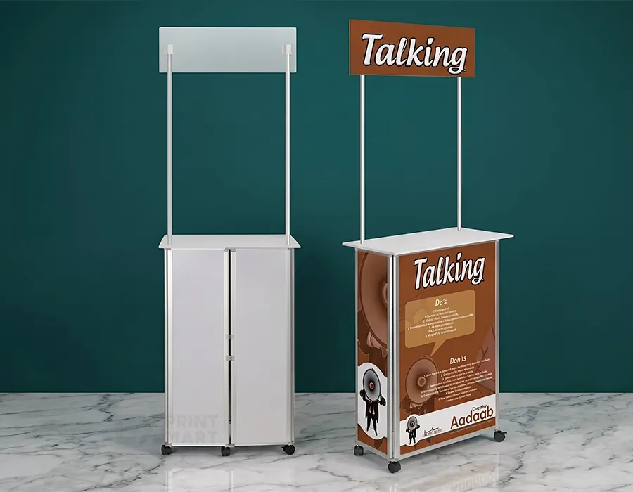 Aluminium Promotional Table First Image