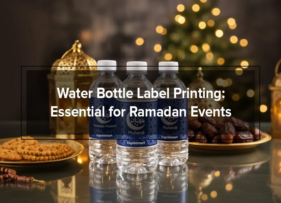 Ramadan Water Bottle Labels Dubai Mobile Image