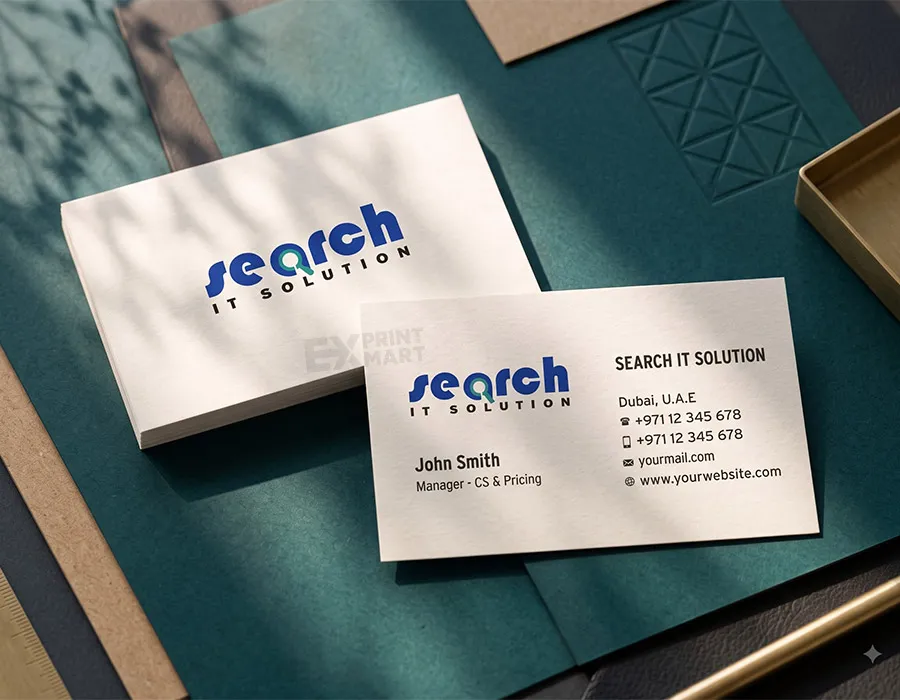 Recycled paper business cards uae