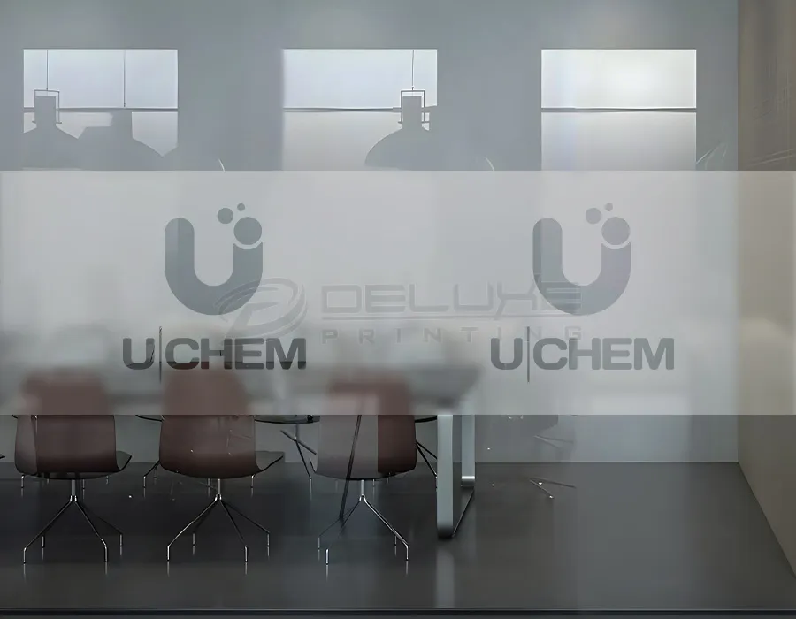 Reverse Cut Frosted Sticker image