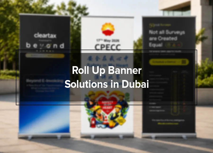 Premium Roll up Banner Solutions Dubai