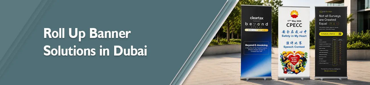 Premium Roll up Banner Solutions Dubai