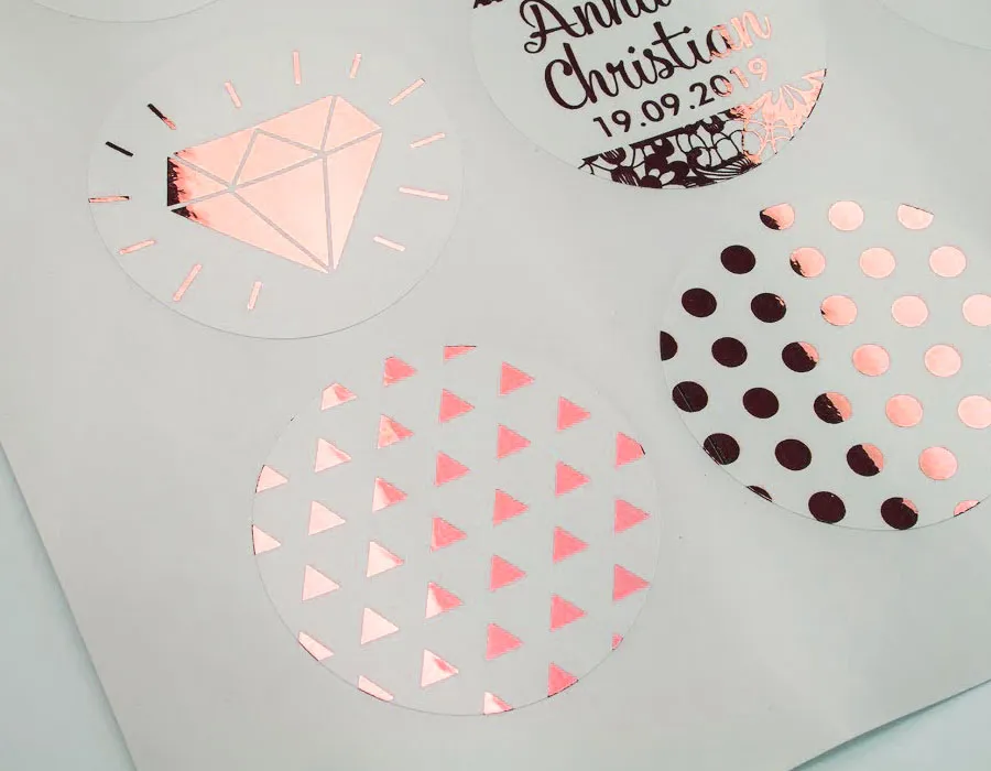 Rose Gold Foil Stickers Dubai Image Image