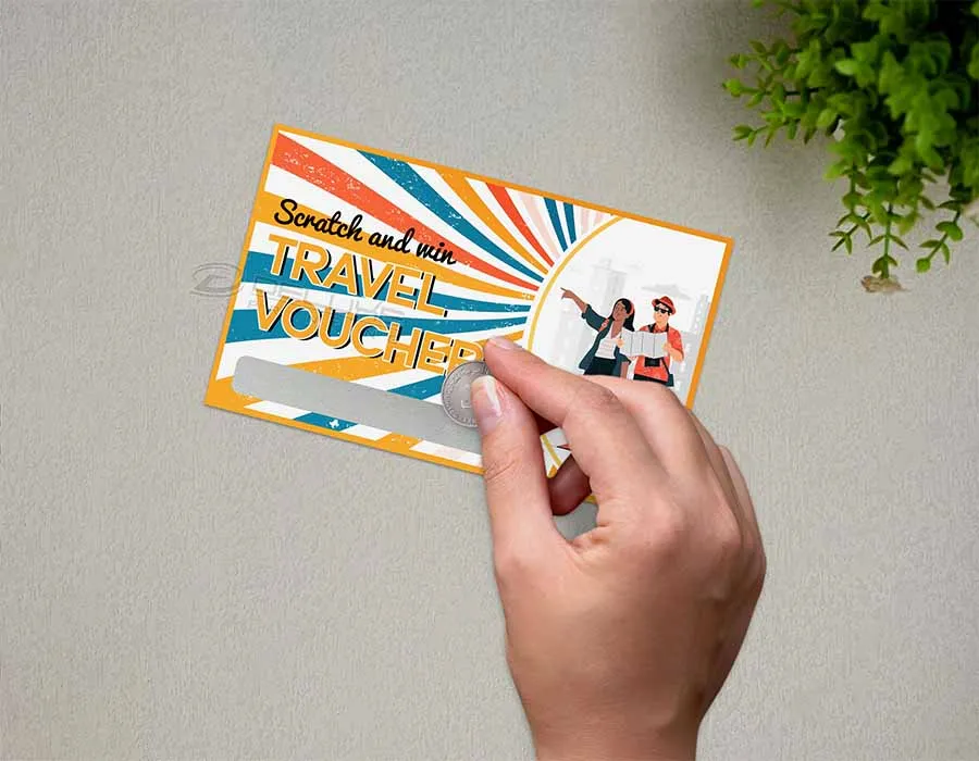 Scratch And Win Card Printing Dubai Image
