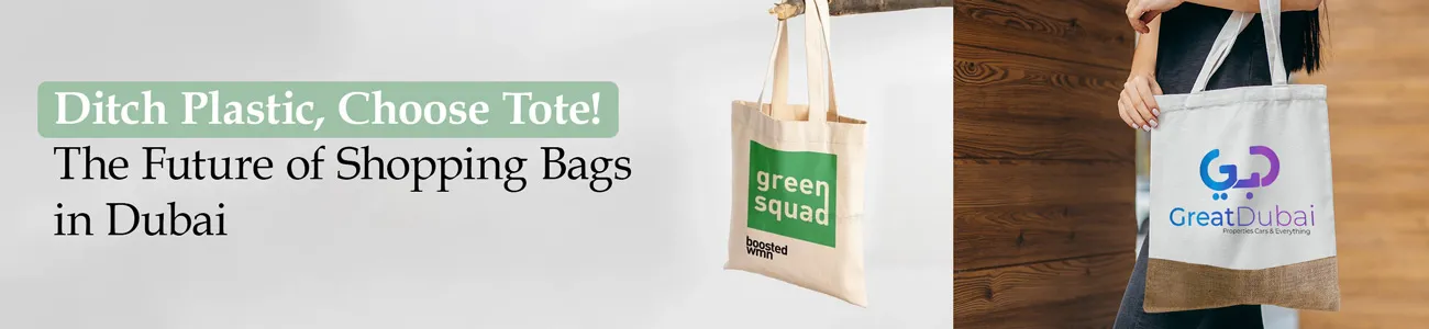 Shopping Tote Bags Dubai Banner Images