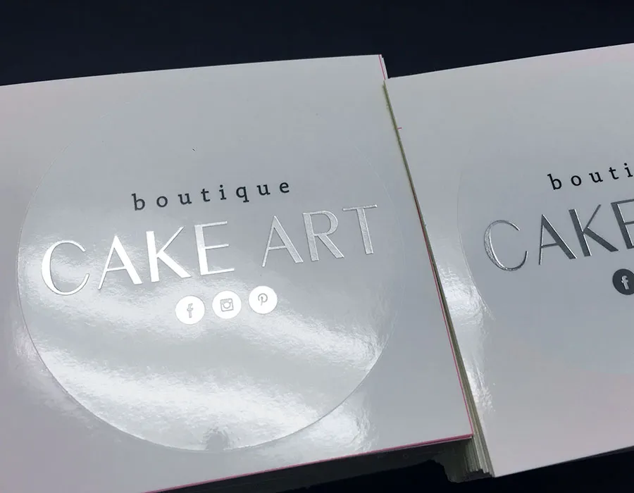 Silver Foiling Sticker Dubai Image Image