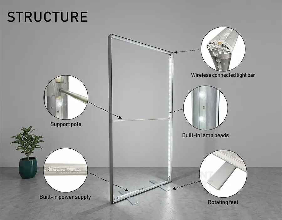 Snapfold Backlit Structure Main Image