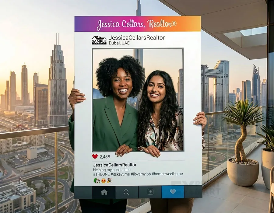 Social media frames