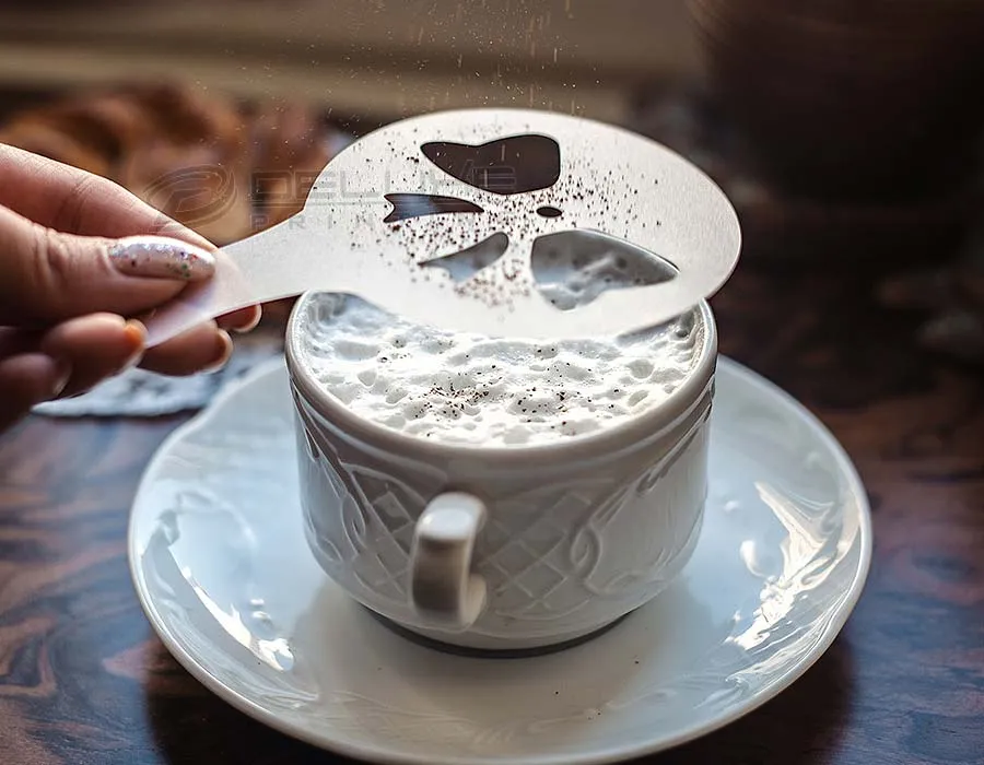 Polycarbonate Coffee Stencil Thumbnail 2 Image