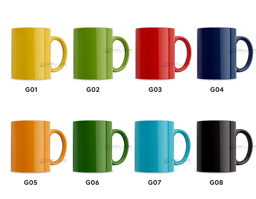 Solid Mugs Glossy Printing Dubai First Image
