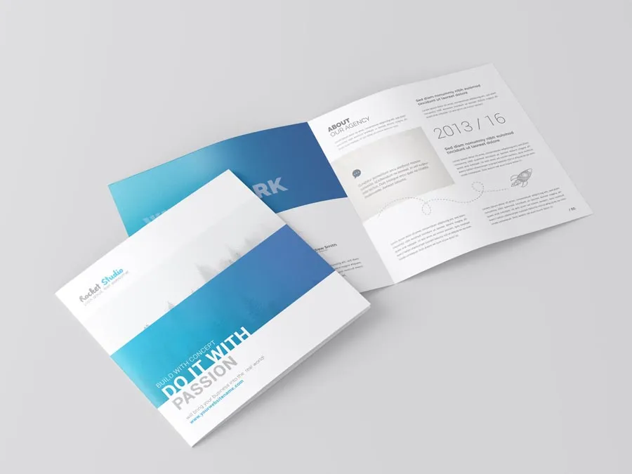 Square Bifold Brochures Image