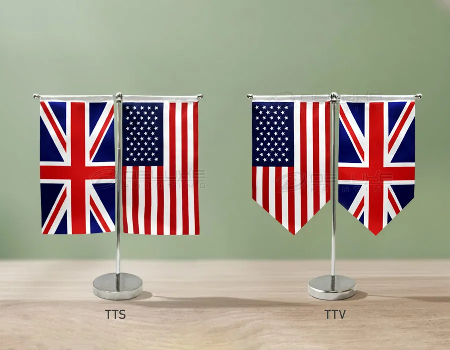 T-Shape Table Flags Image