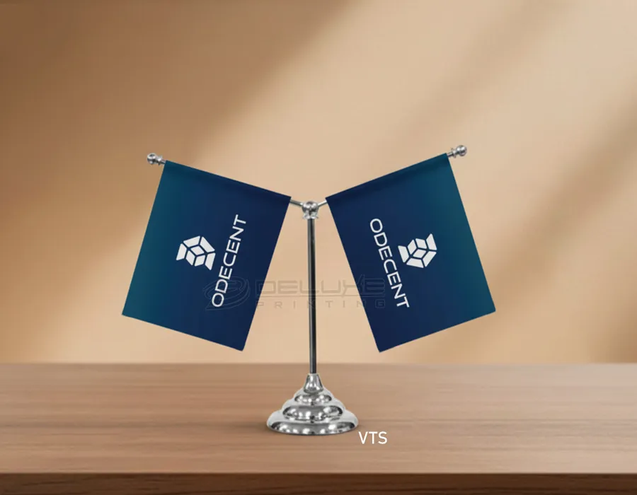 V-Shape Table Flags - Small Thumbnail 3 Image