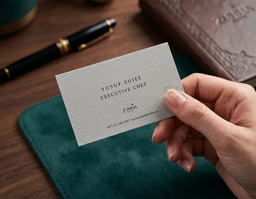 Tactile business cards