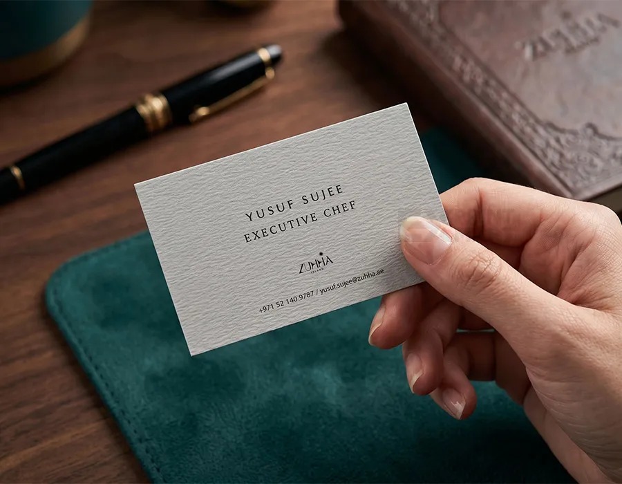 Tactile business cards