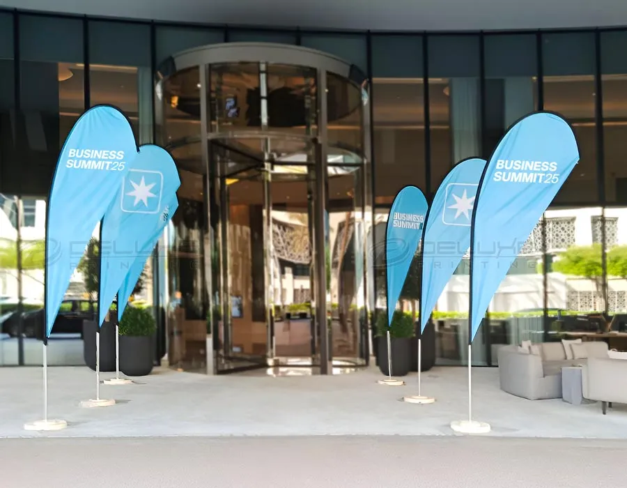 Tear Drop Flags Duabi