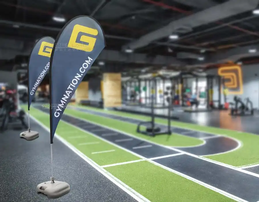 Tear Drop Flags Duabi