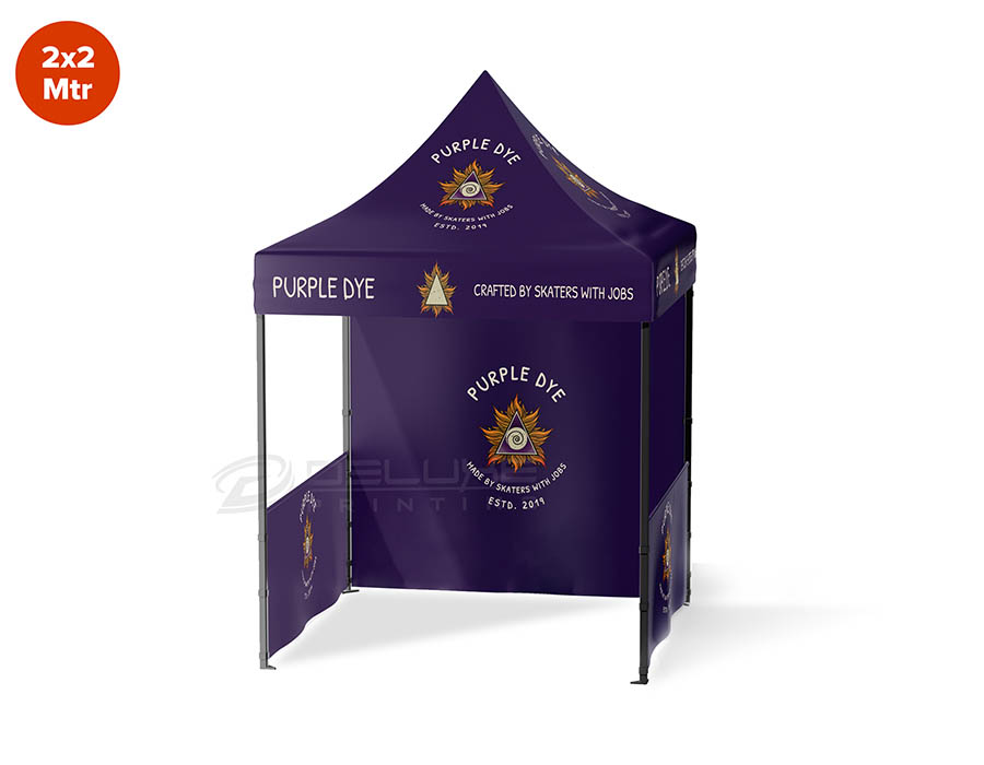 Tent Roof 2x3 Branding With Wall Image