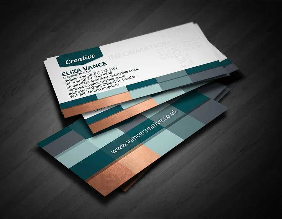 Textured Business Cards Image