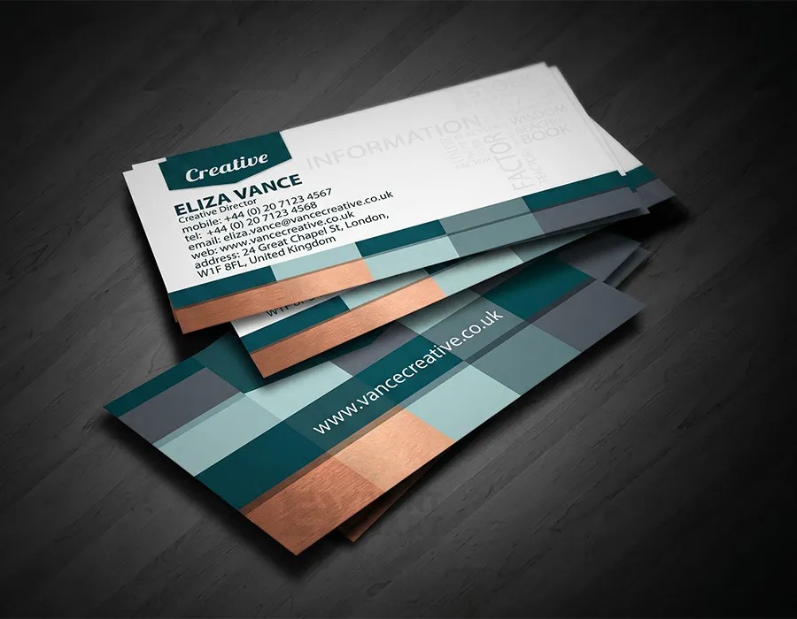 Textured Business Cards Image