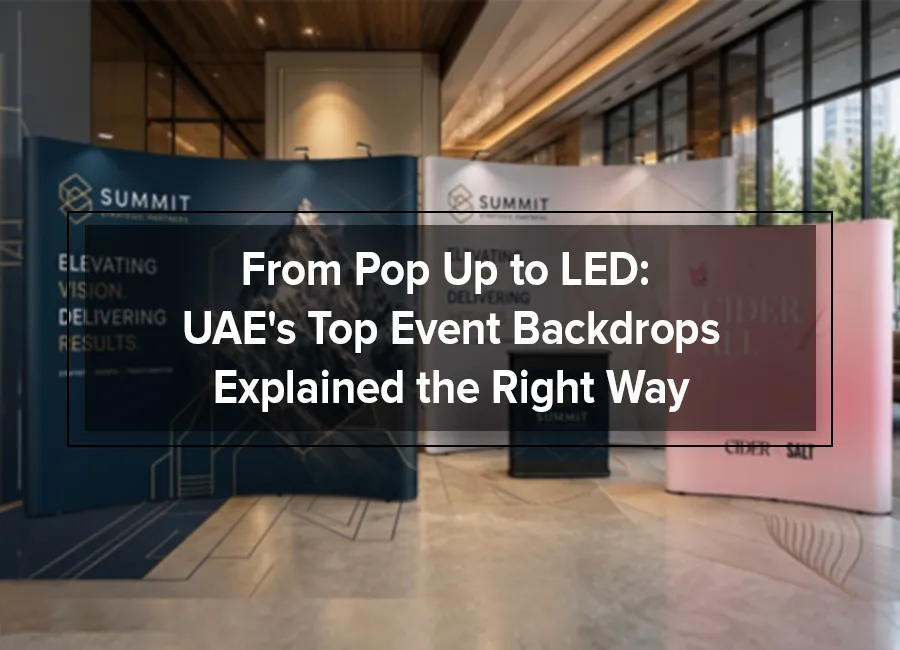 Event Backdrop Guide Dubai