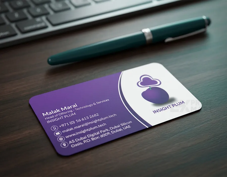 Velvet laminated cards dubai