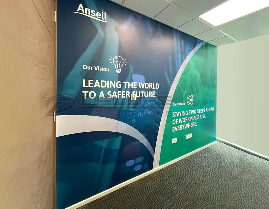 Wall Sticker Printing Wide Image