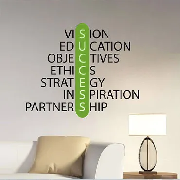 Wall Vinyl Lettering