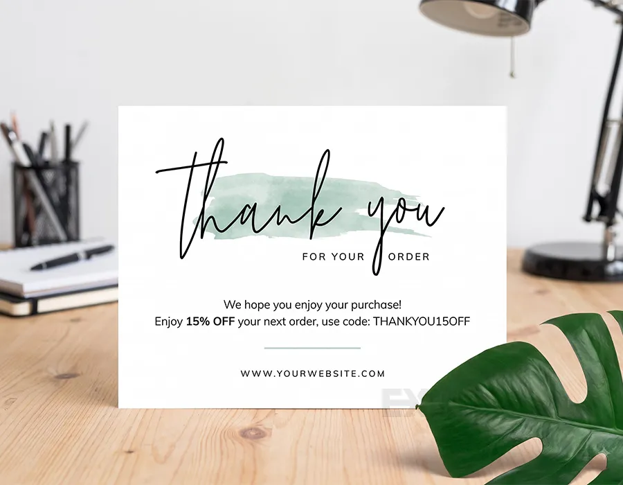 Thank You Card Fifth Image
