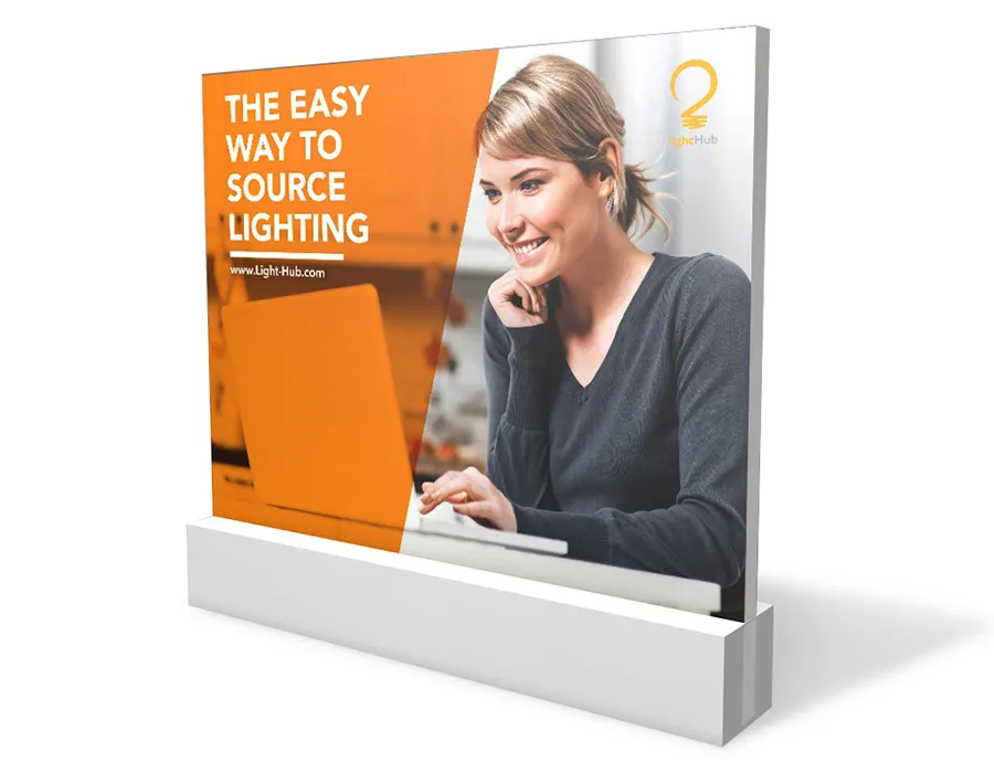 Backlit Curved Fabric Popup First Image