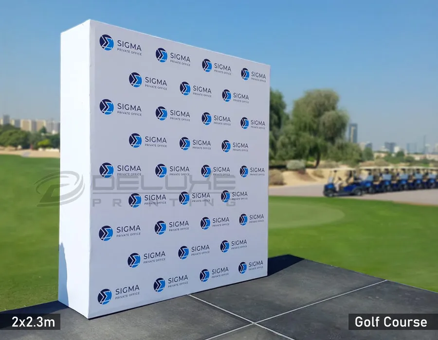 Wooden Frame Backdrop Printing Image