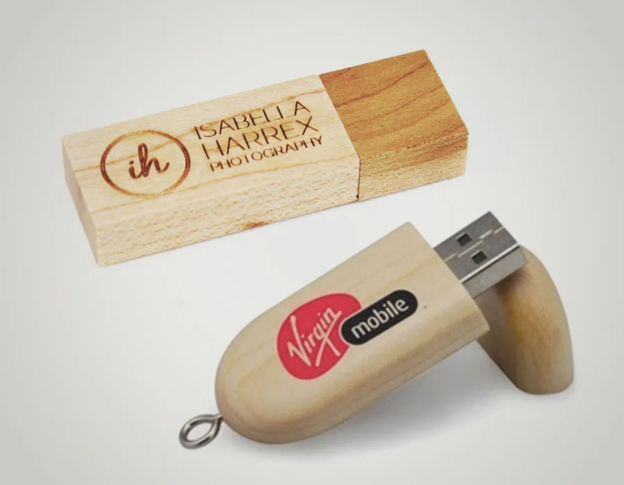 Wooden USB Image