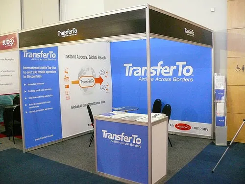 PVC Banner Shell Scheme Booth Branding Continuous Branding